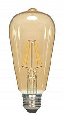 Satco S9577 LED Filament ST19 Amber