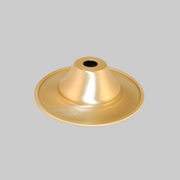 Kirks Lane-60271 - br bobesche 1"deep 3-1/8"dia high pol