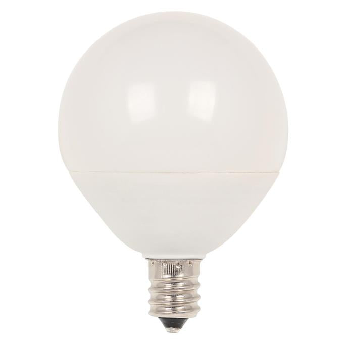 Westinghouse 4513100 G16.5 LED Globe Dimmable Light Bulb - 7 Watt - 2700 Kelvin - E12 Base