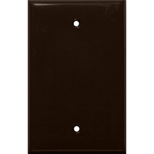Morris Products 81742 Br Mid-Size 1 Gang Blank