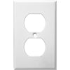 Morris Products 83212 Wh 1 Gang Receptacle Metal