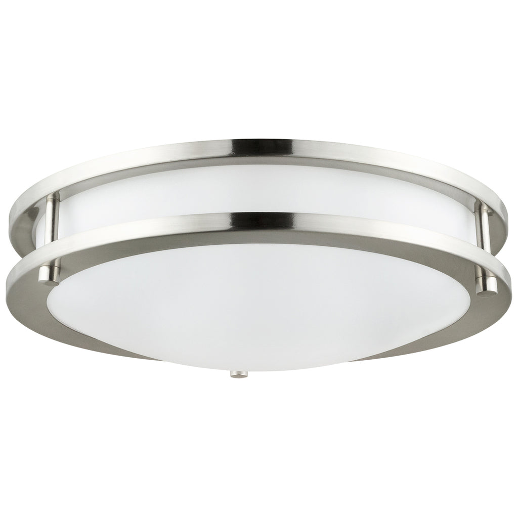 Sunlite 87759-SU - 14 inch 20 Watt LED Surface Mount Decorative Fixture - 5CCT Selectable - Brushed Nickel Finish