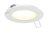 DALS Lighting  5003-CC-WH - 3 Inch LED  Multi CCT Recessed Panel Lght - 8 Watt - 2700,3000,3500,4000,5000 CCT Switchable - White Finish