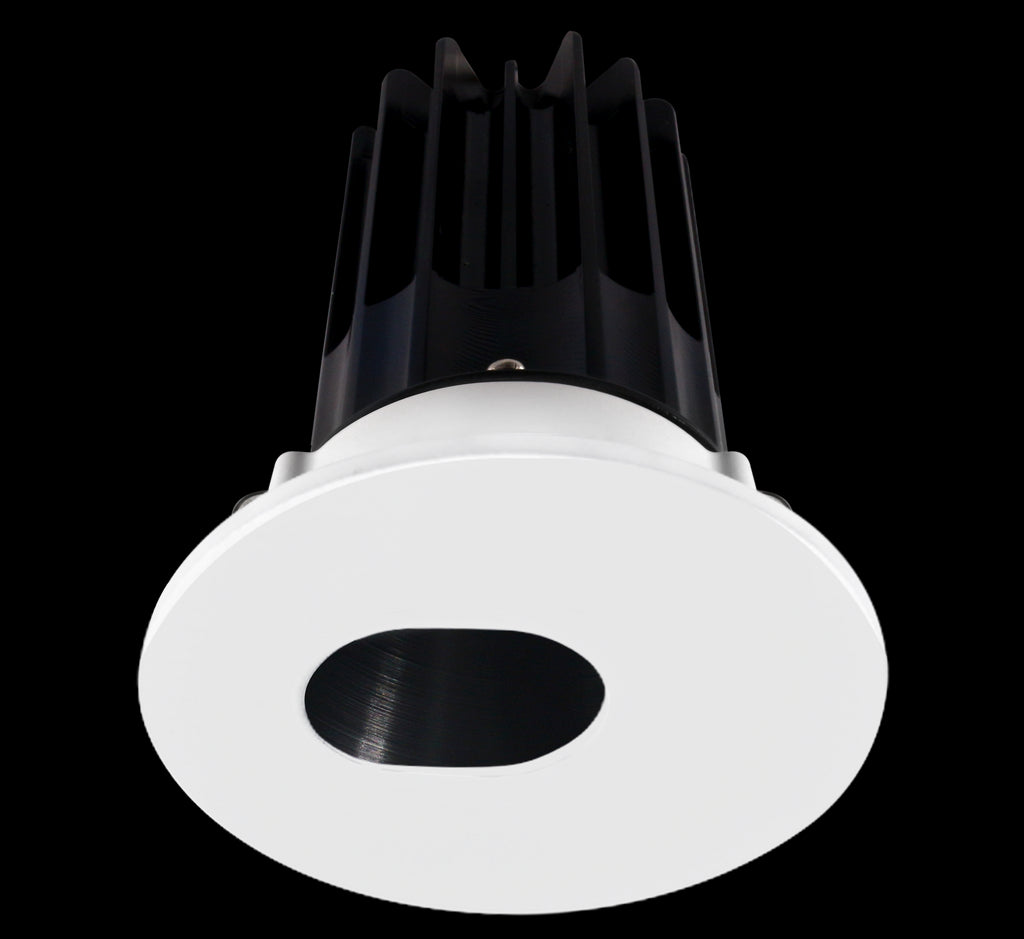 Lotus LED-2-S15W-5CCT-2RRBK-2RSA 2 Inch Round Recessed LED 15 Watt Designer Series - 5CCT Selectable - 1000 Lumen - Black Reflector - Slot Aperture Trim