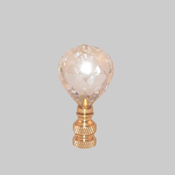 Kirks Lane-69699 - crystal ball finial 2-3/16" height