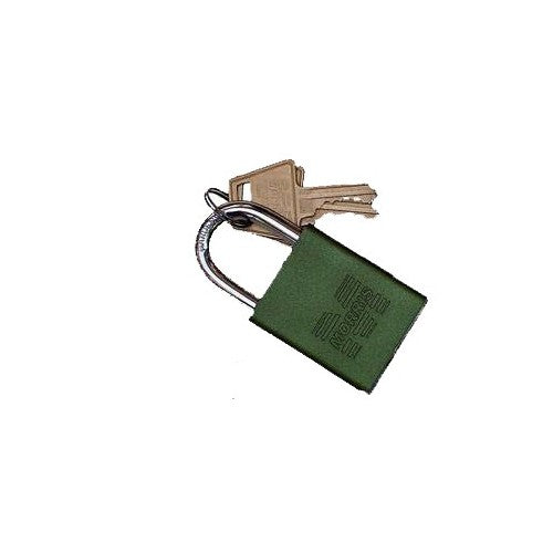 Morris Products 21640 Green Padlock Keyed Different