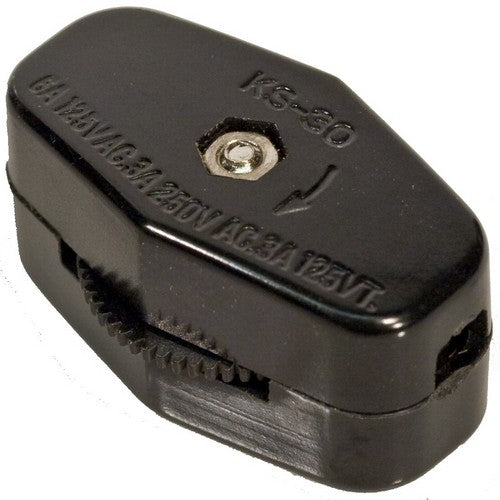 Morris Products 70452 Black Rotary Cord Switch