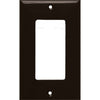Morris Products 81112 Lexan Wall Plates 1 Gang Decorative/GFCI Brown - A simple Decorative/GFCI 1 Gang Wall Plate.