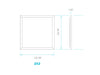 Luxrite LR24025 - 18 Watt LED 1 X 1 Surface Mount Panel - 5CCT Selectable