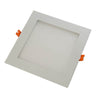 Light Blue USA LB11366 - 4 Inch LED Downlight - Slim Square Panel - 12 Watt - 4000 Kelvin - Dimmable - 120 Volt - White Finish