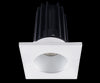 Lotus LED 2 Inch Square Recessed LED 15 Watt High Output Designer Series - 3000 Kelvin - Alzak Reflector - Trim White