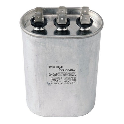 Morris Products T3GJ0540 Mtr. Run Cap, Oval, 40+5uf 370v