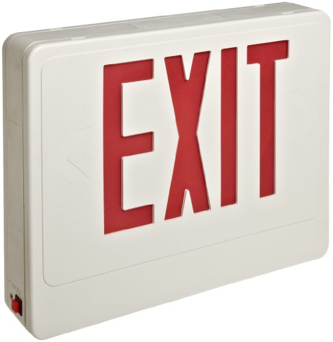 Morris Products 73022 Red LED Wh Remote Exit Sign – lightingnbeyond.com