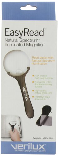 Satco VM04BB4 Miscelaneous Illuminated Magnifier Easyread Natural Spectrum