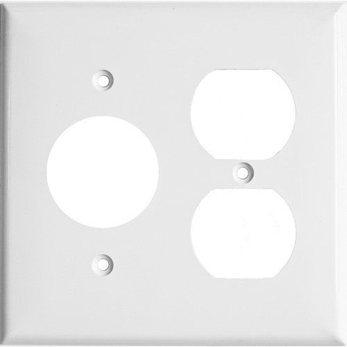 Morris Products 81686 White 2Gang - 1 Dplx 1 Sngl