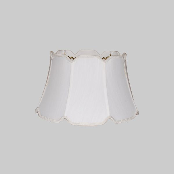 Kirks Lane-20563 - 17 Inch Eggshell V-Notch Floor Lamp Shade