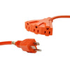 Sunlite  04190-SU - EX25/TT/14/O 25 Feet Heavy Duty Extension Cords, Orange Finish