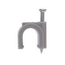 Morris Products 35008 Cable Clip RG59 Coax Gray (Pack of 100)