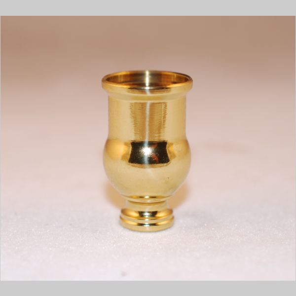 Kirks Lane-62412 - sol. brass candelabra candle cup 1/8 pol