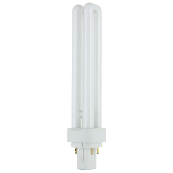 Plug-In - PLD 4-Pin Double U-Shaped Twin Tube - 26 Watt - 1560 Lumens  - Neutral White - 3500 Kelvin