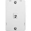 Morris Products 80031 Wall Phone Plate Wh