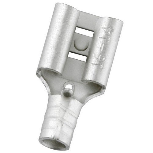 Morris Products 10250 16-14 .032x.250 Non-Insulated Double Crimp Female Disconnects (Pack of 100)