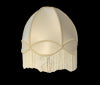 Kirks Lane-20712 - 18 Inch Cream Dome Fringe Lamp Shade