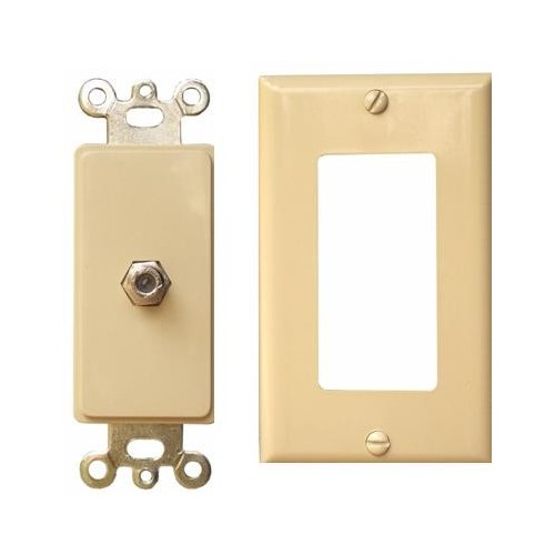 Morris Products 85115 2 Pc Decor Coax Jack Iv