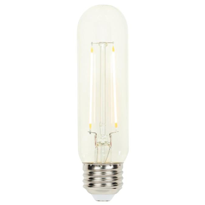 Westinghouse 3518500 Filament LED T10 Specialty Dimmable Light Bulb - 3.5 Watt - Clear - 2700 Kelvin - E26 Base