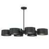 Westinghouse 6368800 Six Light Chandelier - Iron Finish