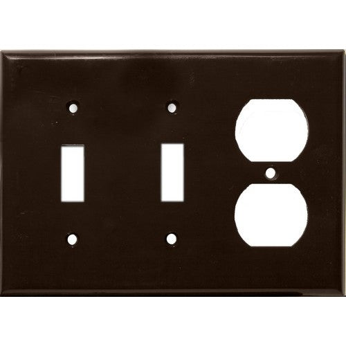 Morris Products 81262 Br 3 Gang 1Duplex 2Toggle