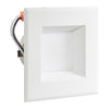 4 Inch LED Retrofit - Square - Smooth Trim - 010 Watt - 1100 Lumens - 4000K Kelvin - 80 CRI - 50000 - Dimmable - LR23001