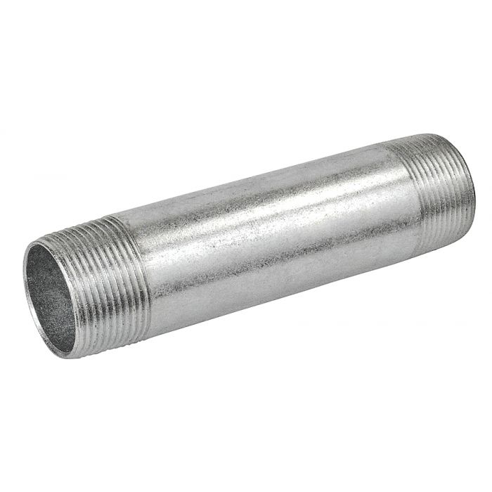 Garvin RN200500 - 5 in. Long 2 in. Galvanized Rigid Conduit Pipe Nipple