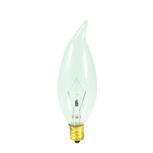 Bulbrite 493025 25 Watt CA10 Incandescent White Flame