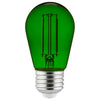 LED - Filament Series - 2 Watt -  Lumens  - Green - Green