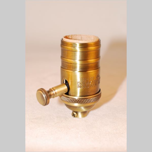 Kirks Lane-30510A - full range dimmer socket, antique finish