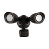 NUVO lighting 65-719 - LED Security Light - Dual Head - Motion Sensor Included - Bronze Finish - 4000K