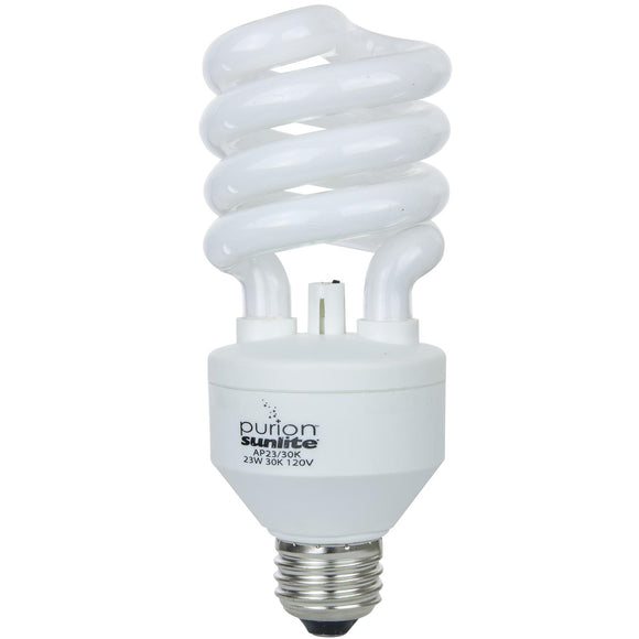 Compact Fluorescent - Purion Air Purification Spiral - 23 Watt - 1500 Lumens  - Warm White - 2700 Kelvin