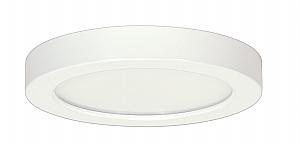 Satco S9358 LED Fixture 9 inch Flush Mount  - 18.5 Watt -  Round -  White Finish