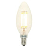 Westinghouse  3517100 Filament LED B11 Decorative Dimmable Light Bulb - 4 Watt - Clear - 2700 Kelvin - E12 Base
