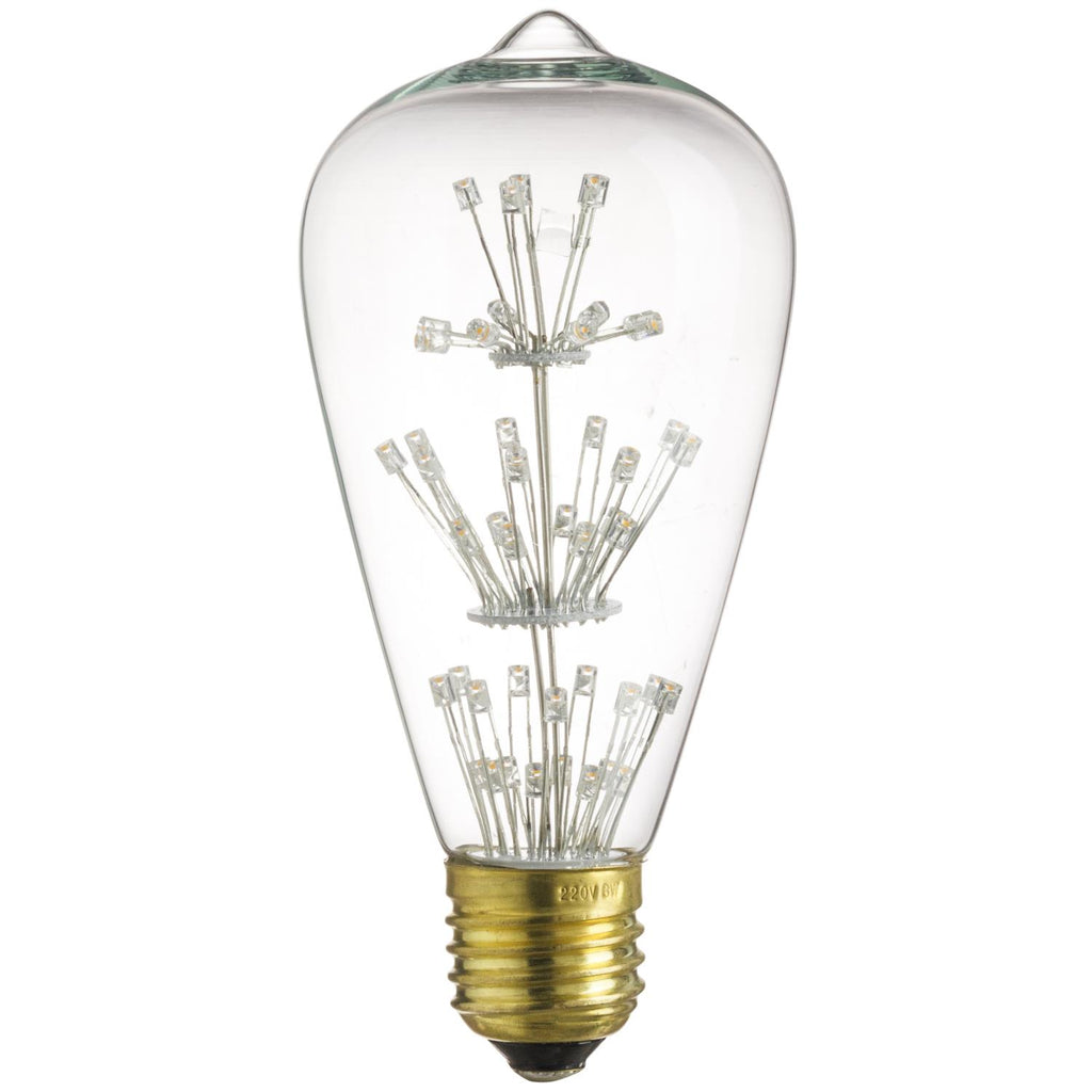 LED - Star Filament - 1.8 Watt - 120 Lumens  - Warm White - 2700 Kelvin