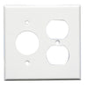 Morris Products 83552 Wh 2Gang,1 Duplex,1Sngl Recep