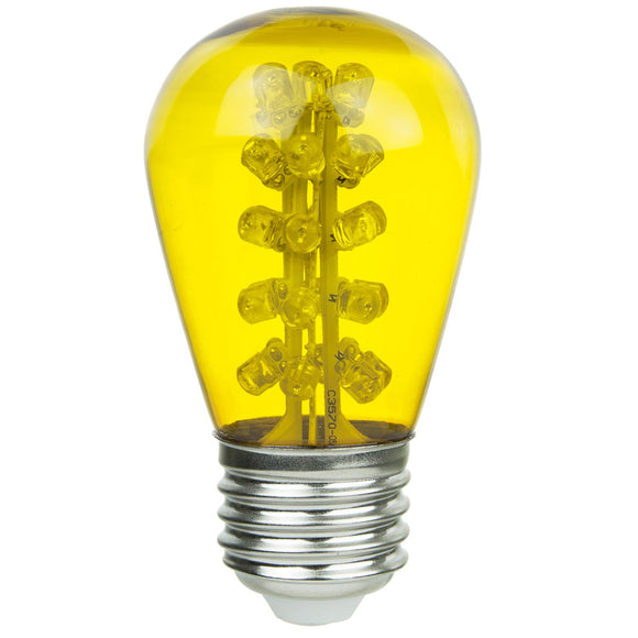 LED - Colored Series - 1.1 Watt - 33 Lumens  - Yellow - Yellow