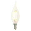 Westinghouse 3517200 Filament LED CA11 Decorative Dimmable Light Bulb - 4-Watt - Clear - 2700 Kelvin - E12 Base