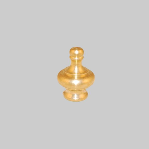 Kirks Lane-64663 - burnished & lacq. pyramid knob 1/8-f