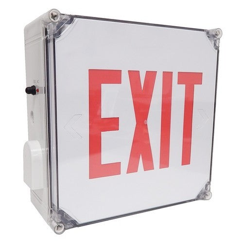 Morris Products 73390 Red LED Wet Location Exit