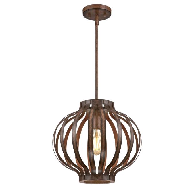 Westinghouse 6372700 One Light Pendant - Barnwood Finish