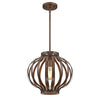 Westinghouse 6372700 One Light Pendant - Barnwood Finish
