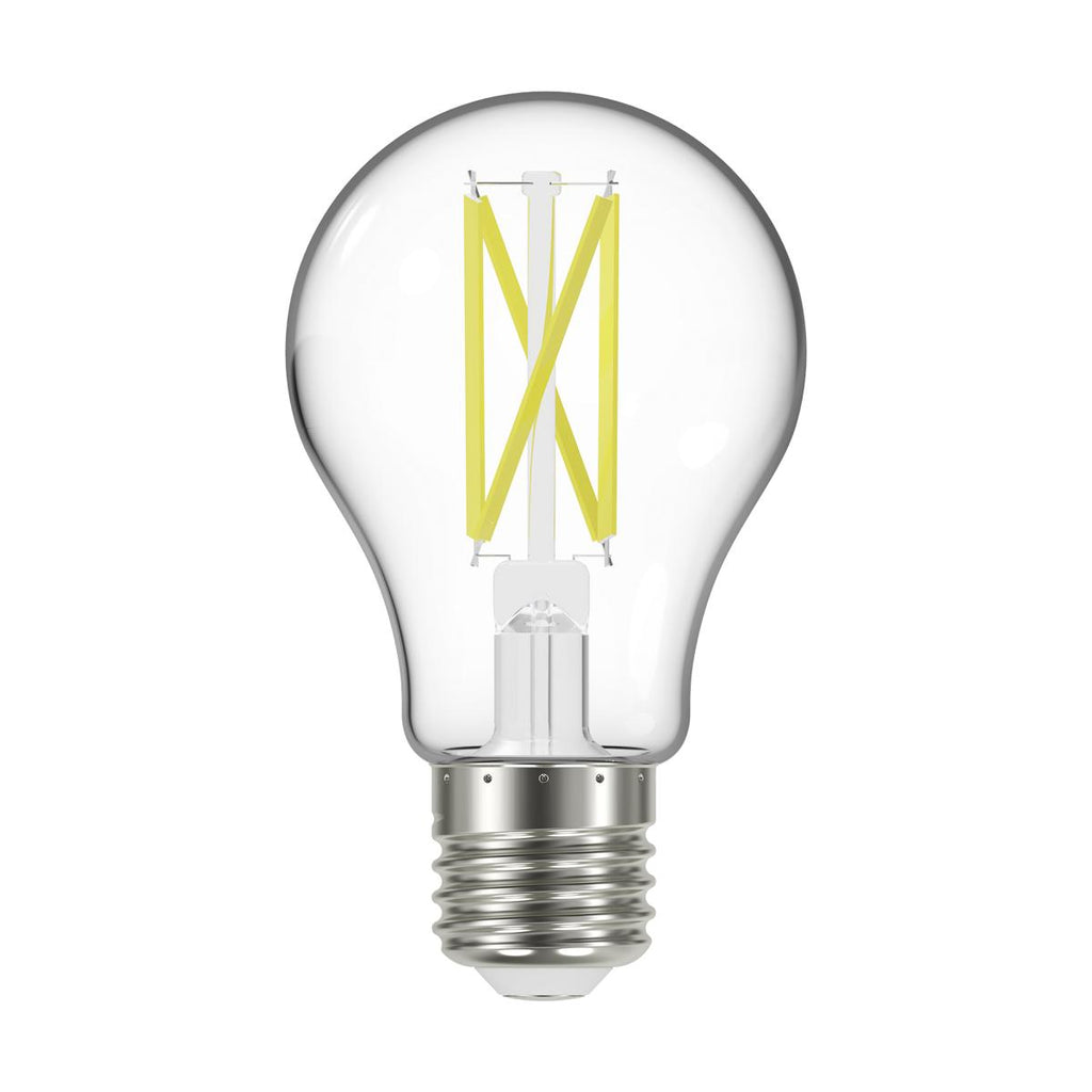 Satco S12423 - 10.5 Watt LED A19 - Clear - Medium Base - 3000K - 90 CRI - 120 Volt