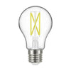 Satco S12423 - 10.5 Watt LED A19 - Clear - Medium Base - 3000K - 90 CRI - 120 Volt